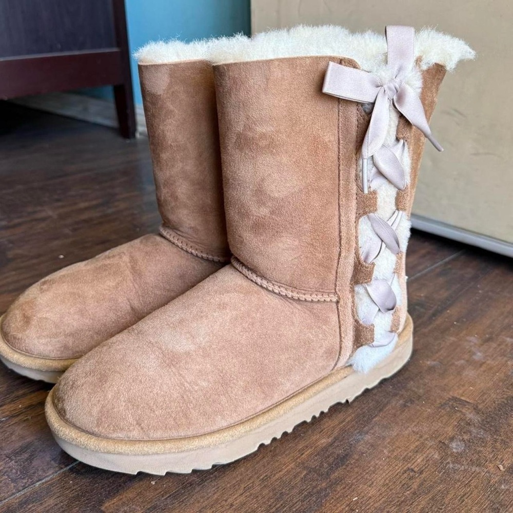 UGG Tan Corset Boots
